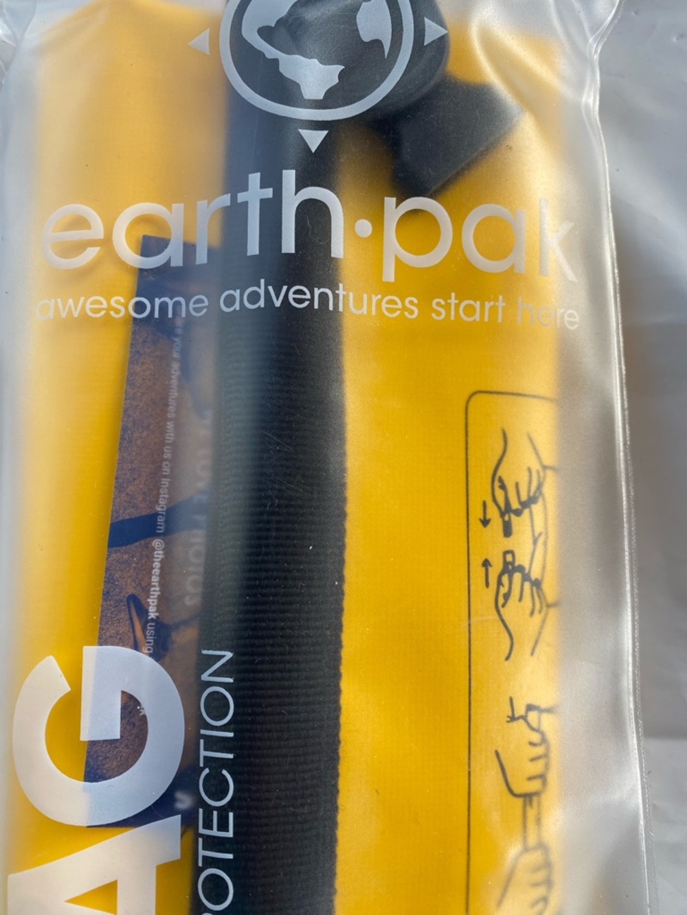 New earth•pak 20 Liter Waterproof Dry Bag - Yellow